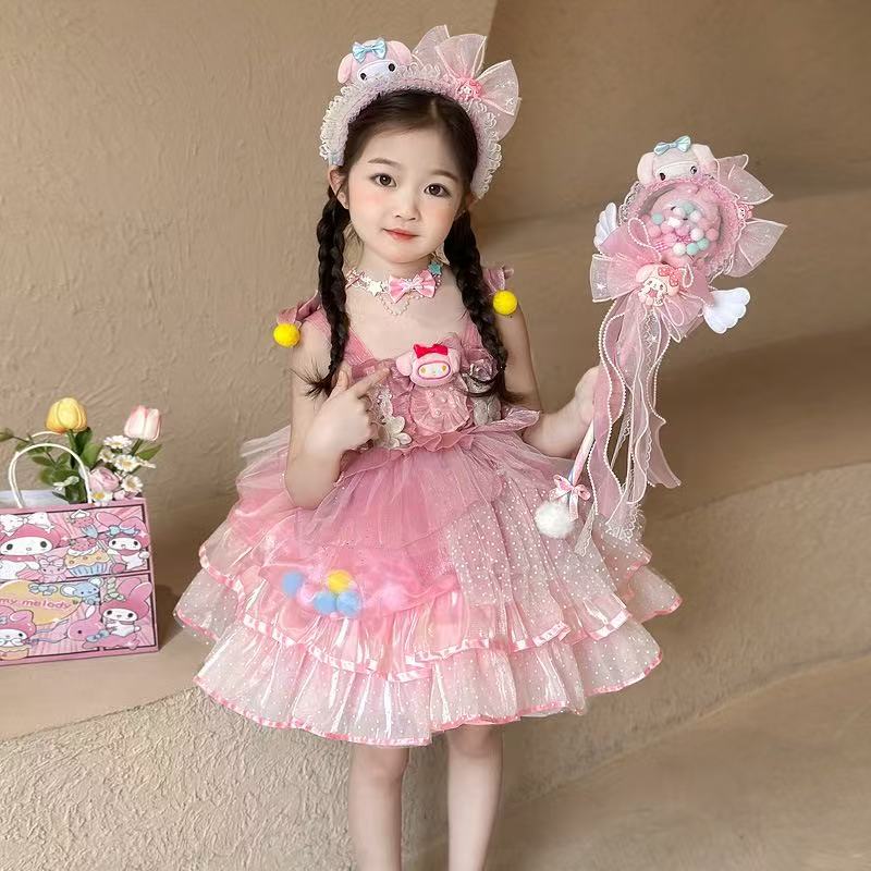 ✨Adorable Pink Tulle Princess Dress for Kids✨