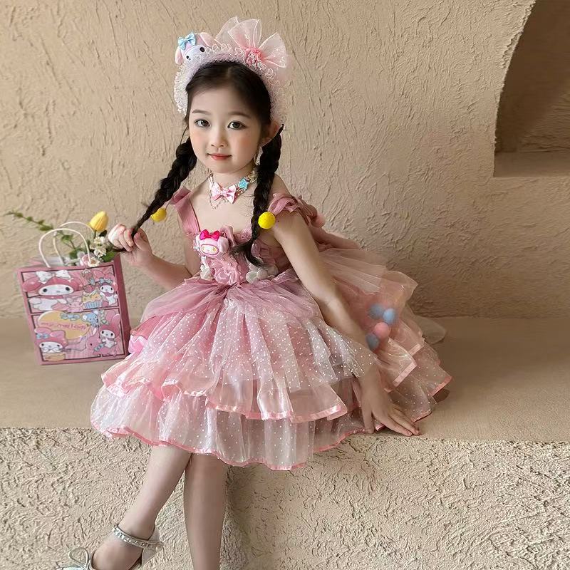✨Adorable Pink Tulle Princess Dress for Kids✨