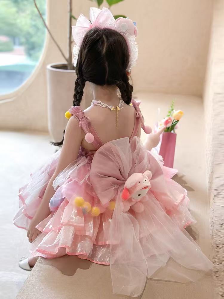 ✨Adorable Pink Tulle Princess Dress for Kids✨