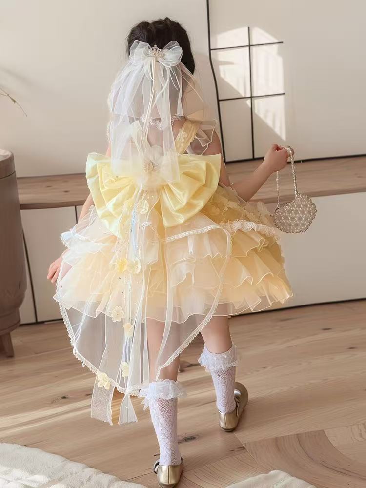 ✨Sunny Yellow Princess Dress - Pure Sweetness!✨