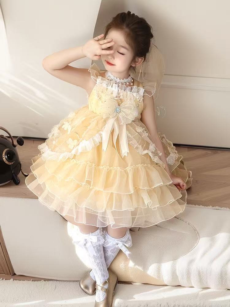 ✨Sunny Yellow Princess Dress - Pure Sweetness!✨
