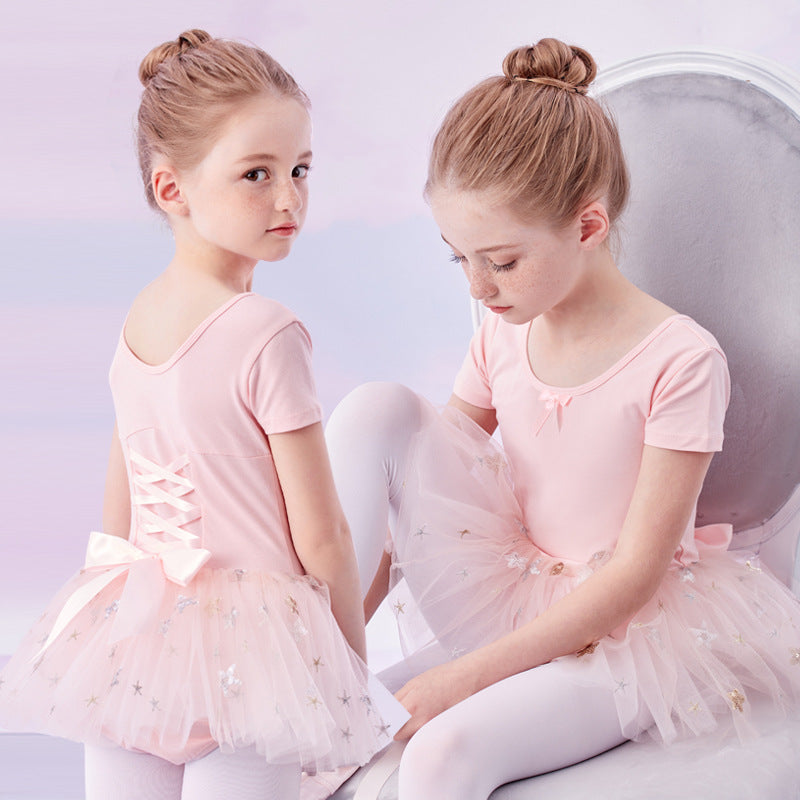 Star - Studded Ballet Tutu Dress9(A pair of dance shoes is given as a gift)