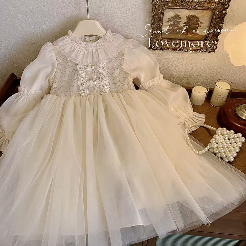 Girls' stylish tulle dress