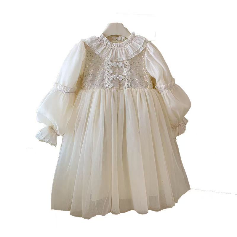 Girls' stylish tulle dress