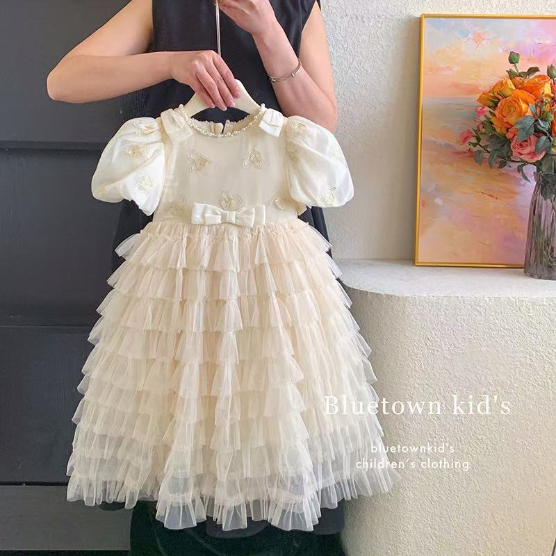 Girls' Tiered Tulle Dress