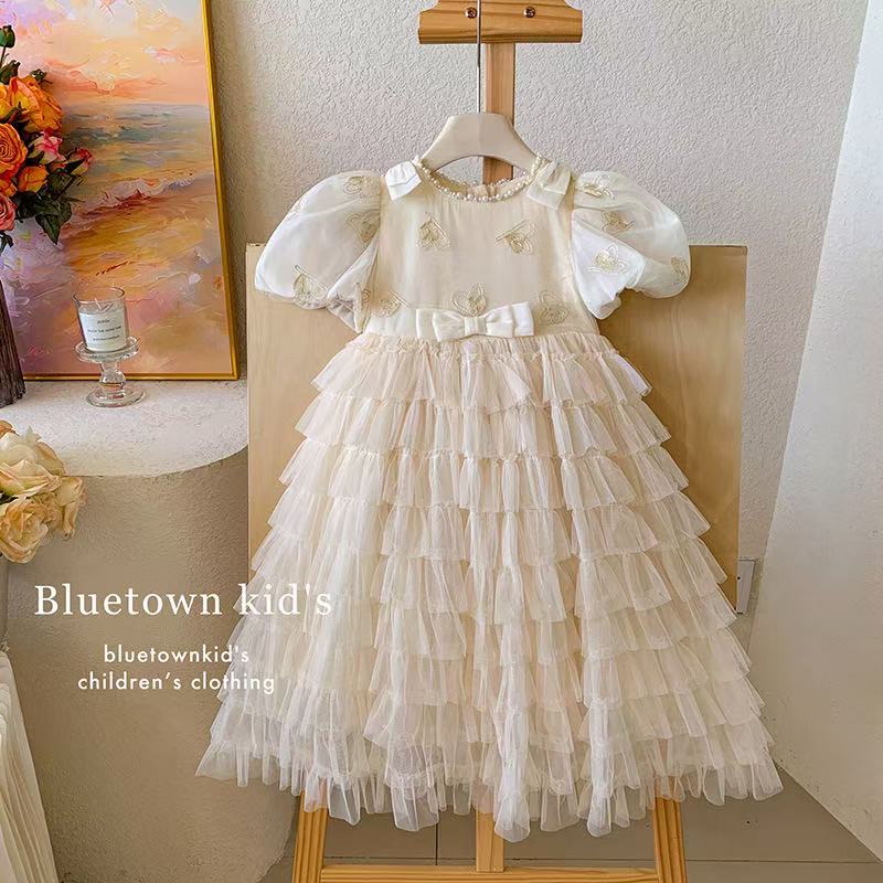 Girls' Tiered Tulle Dress