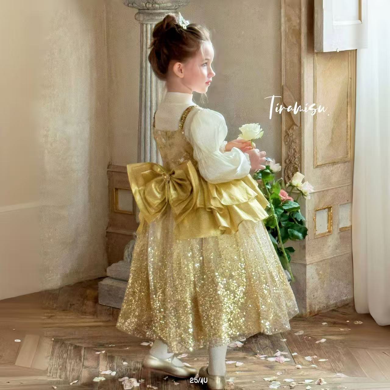 Golden Enchanted Princess Gown