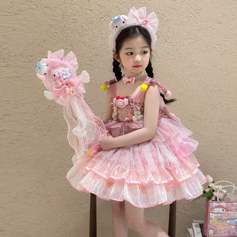 ✨Adorable Pink Tulle Princess Dress for Kids✨
