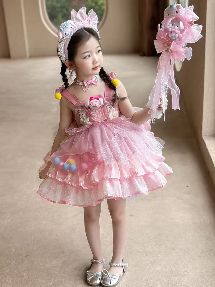 ✨Adorable Pink Tulle Princess Dress for Kids✨
