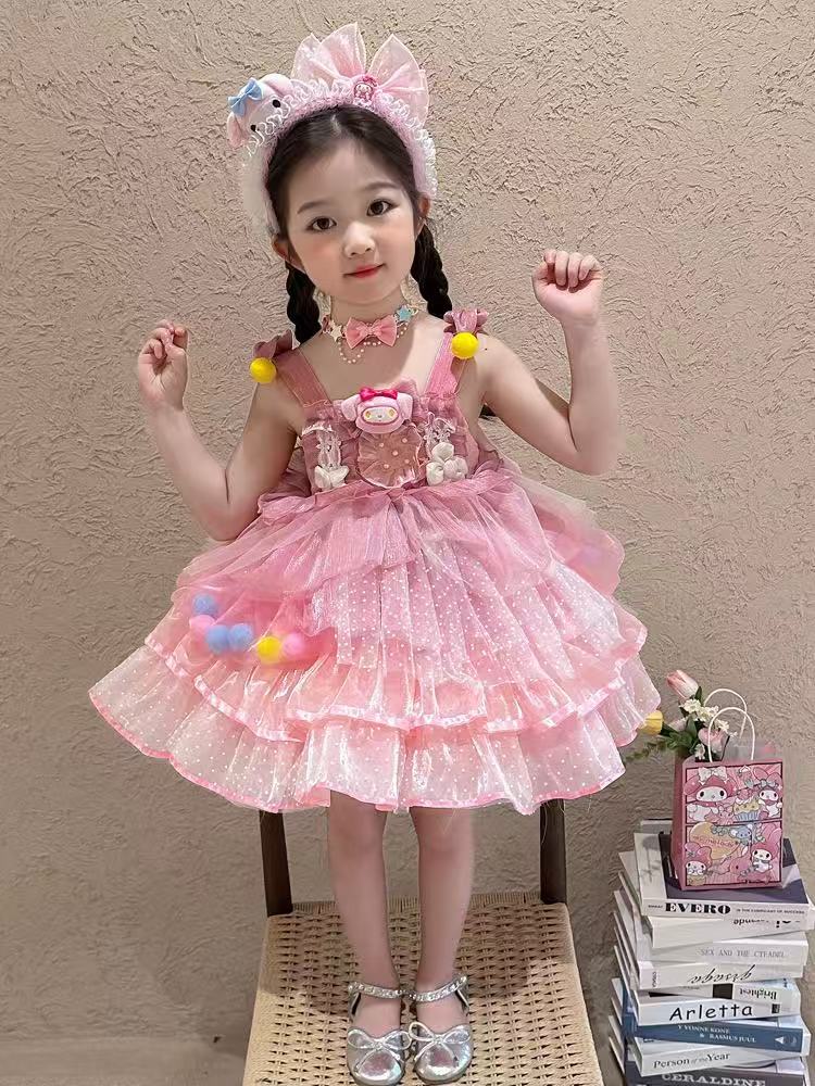 ✨Adorable Pink Tulle Princess Dress for Kids✨