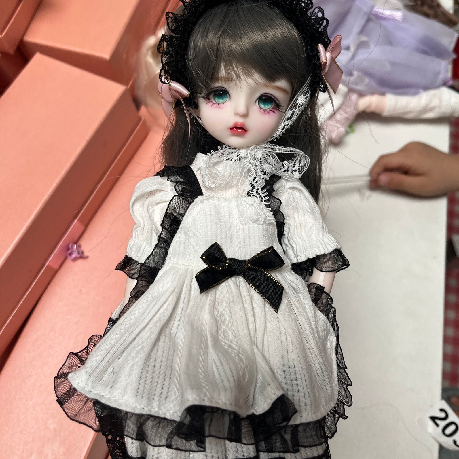 6 points bjd baby clothes 30cm doll change clothes dress doll set