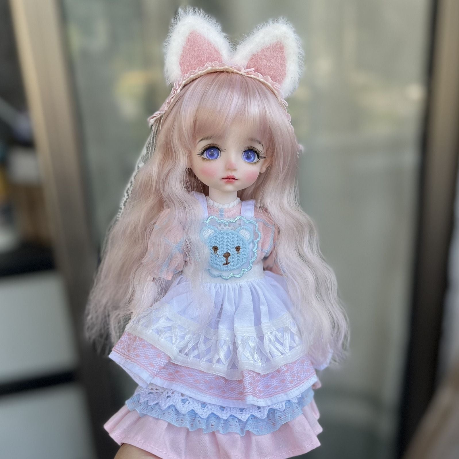 6 points bjd baby clothes 30cm doll change clothes dress doll set