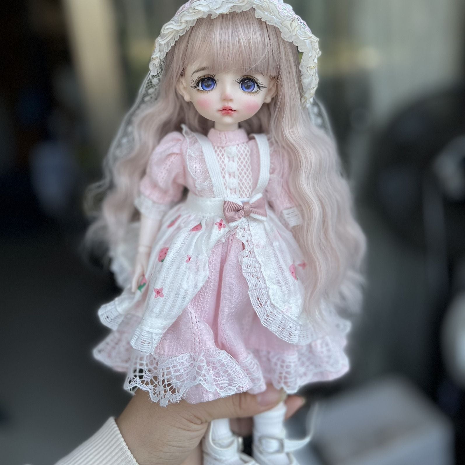 6 points bjd baby clothes 30cm doll change clothes dress doll set