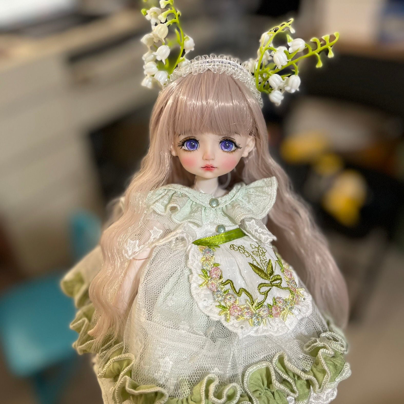 6 points bjd baby clothes 30cm doll change clothes dress doll set