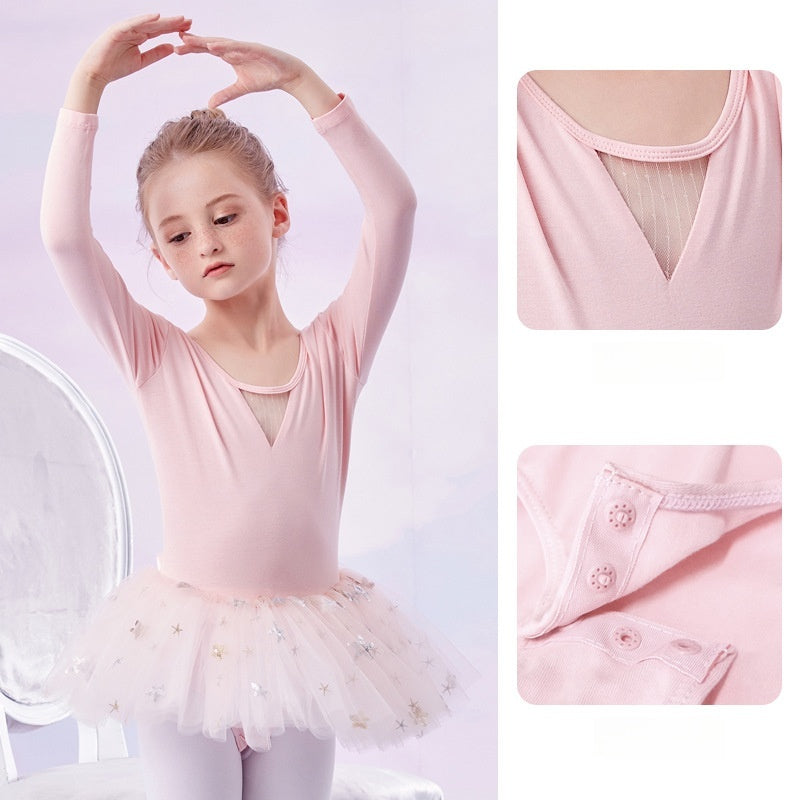 Star - Studded Ballet Tutu Dress9（A pair of dance shoes is given as a gift）