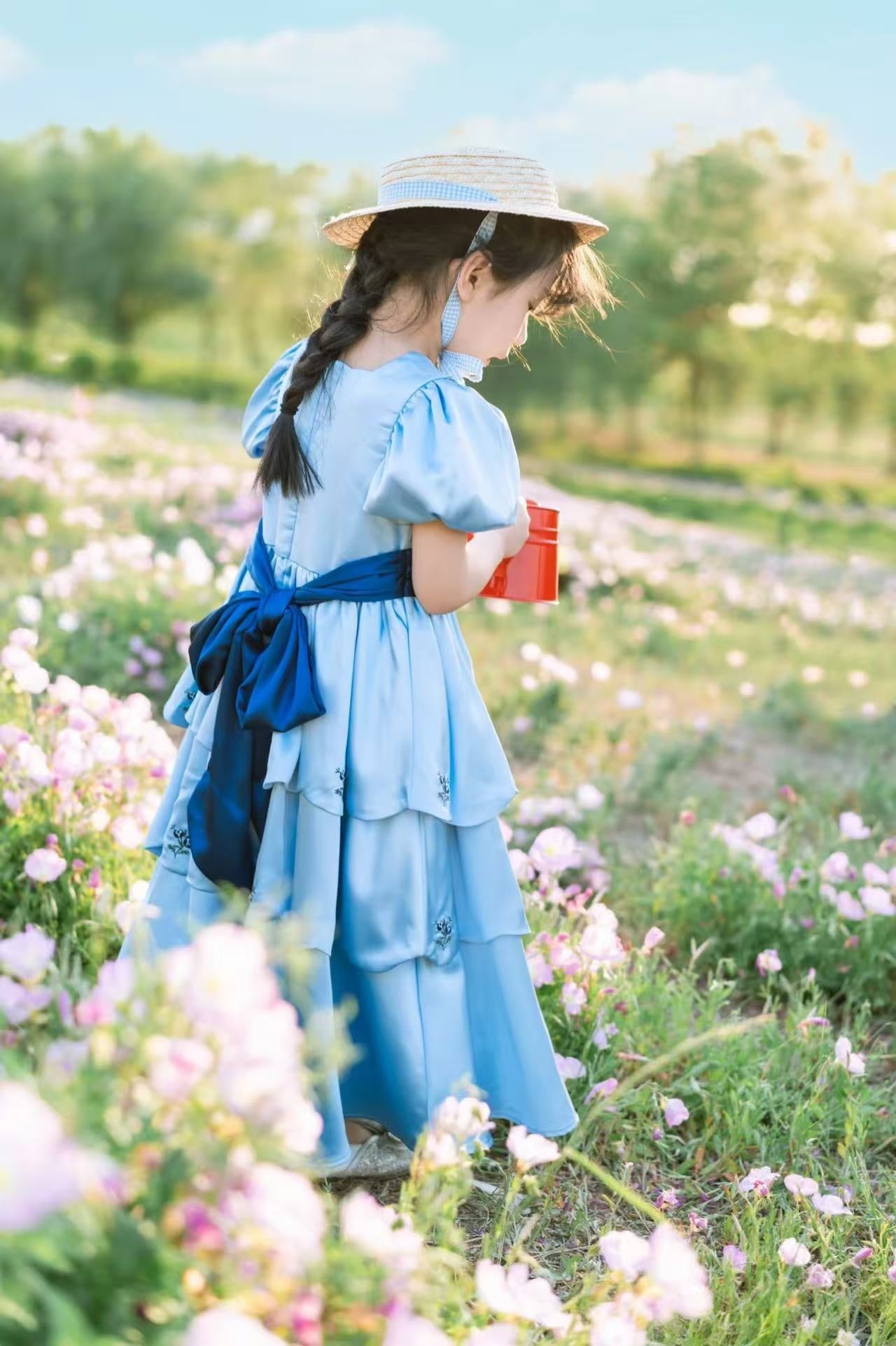 Enchanted Blue Princess Dress for Little Girls