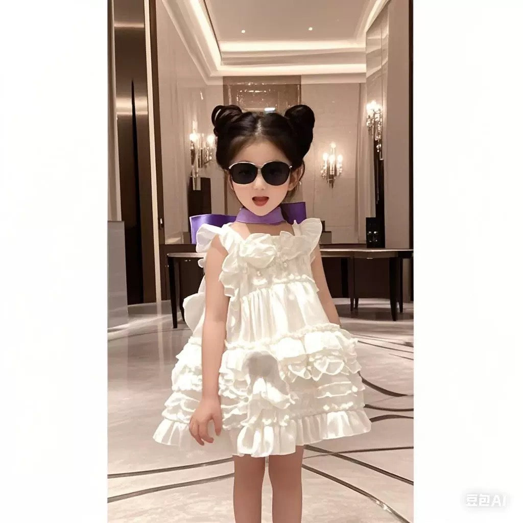 The Viral Tom Cat White Mini Dress