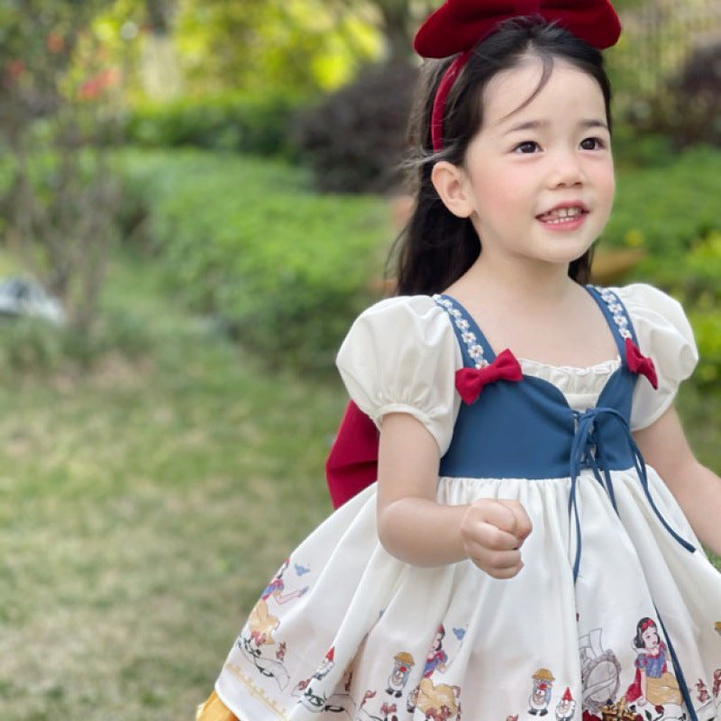 New Snow White - Inspired Ancient - Style Puff Skirt: Girls' Lolita Court Dress