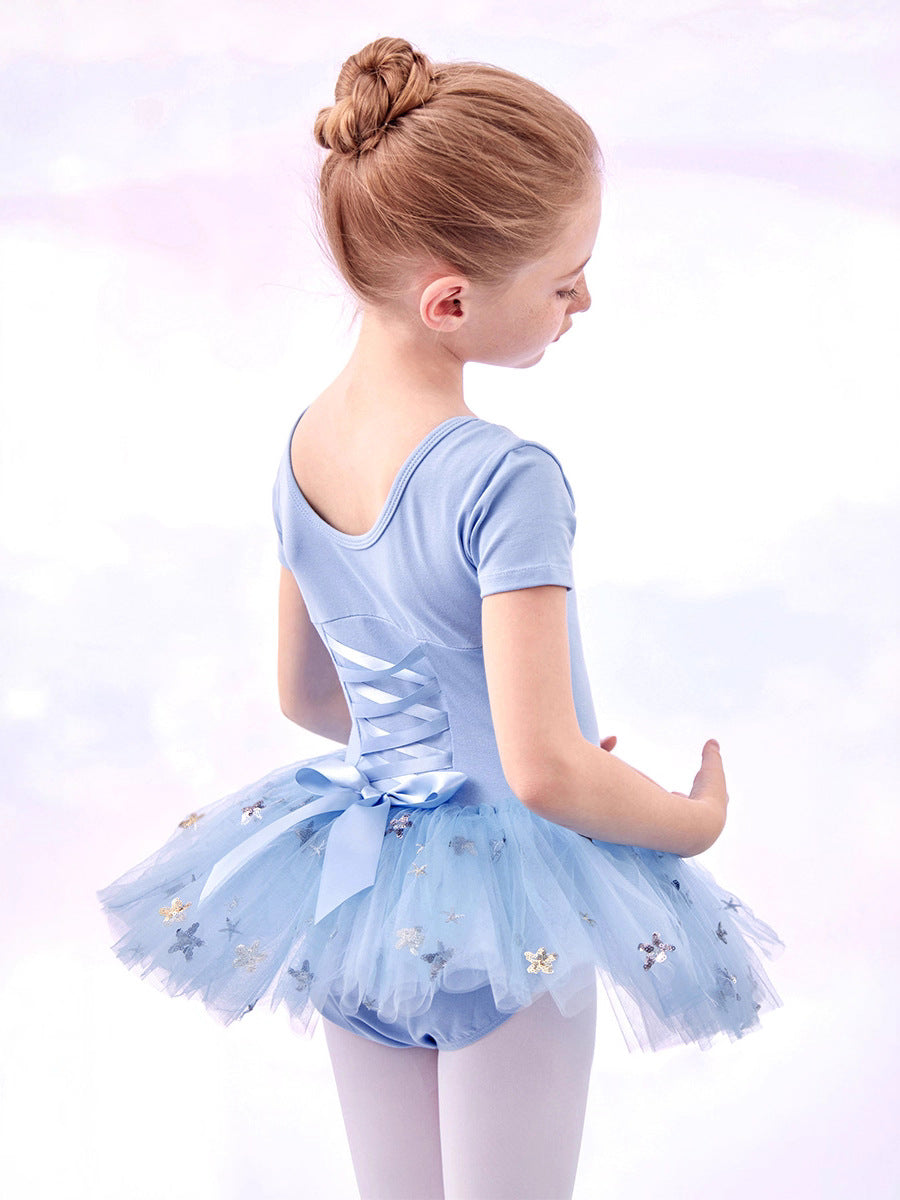 Star - Studded Ballet Tutu Dress9（A pair of dance shoes is given as a gift）