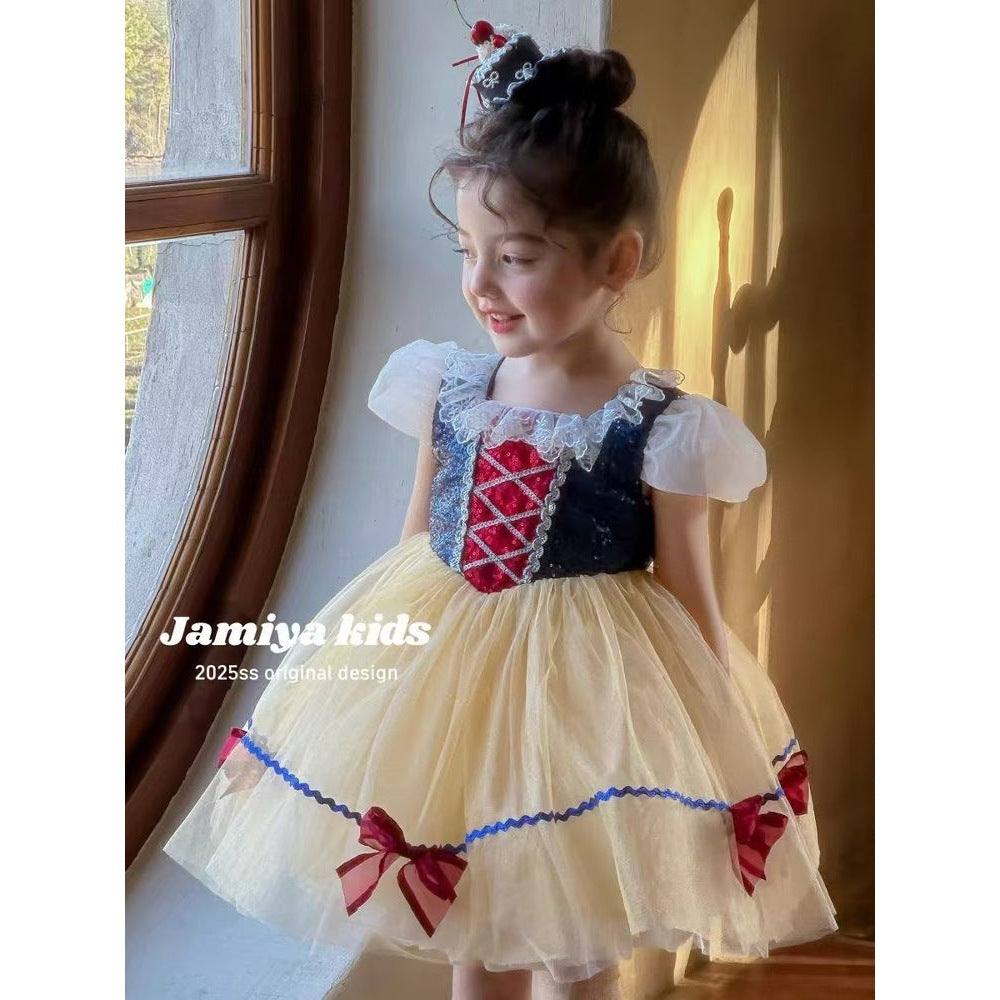 Snow White - Inspired Lolita Stylish Dress: Girls' Birthday Gown
